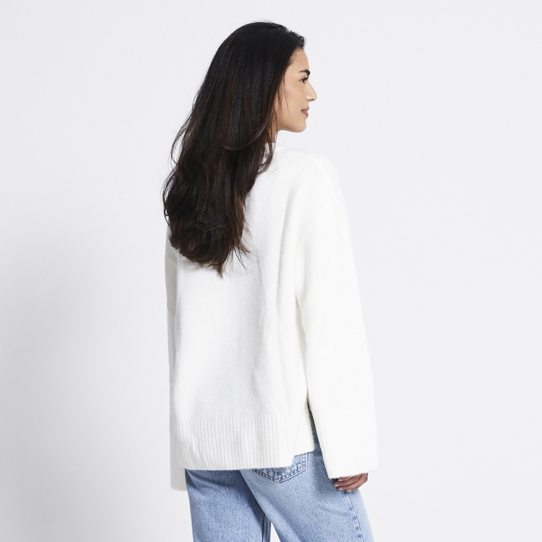 Knit sweater "Erica" Ivory